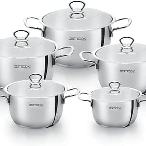 10 قطع كلاسيك من زينوكس، فضي، ستانلس ستيل