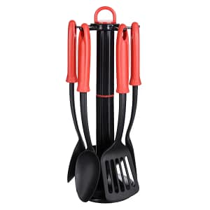 Zahran Nylon Utensils Set, Red