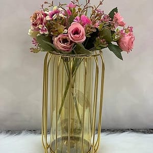 "مزهرية "الأناقة الذهبية