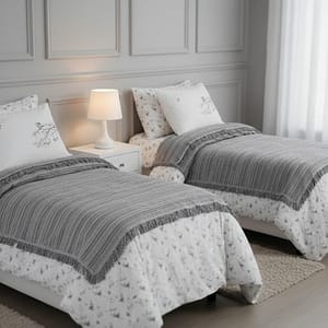 كوفرتة + طقم سرير اطفال