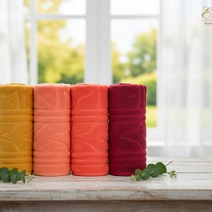 طقم فوط السروجي جولد جاكار 4ق " El Srougy"