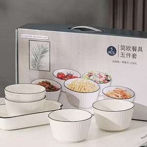 طقم فطار صيني من البورسلين