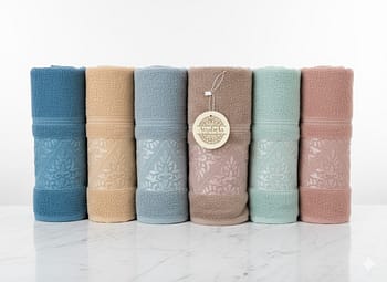 طقم فوط انابيلا جاكار 6 قطع"ANABELA"