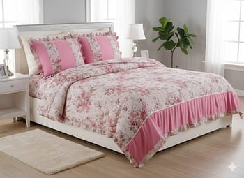 طقم سرير سيدار مشجر كرانيش 4 قطع  ( "Sidar" )