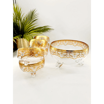 طقم خشاف مدهب بوهيمي