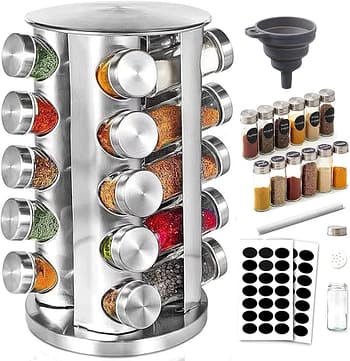 طقم توابل 16ق غطاء استانلس