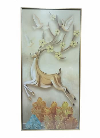 برواز 3 قطع ذهبي