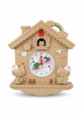 "ساعة حائط اطفال " هيلو كيتي