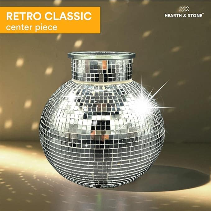 مزهرية كرة ديسكو عاكسة (Disco Ball Vase) - Image 5
