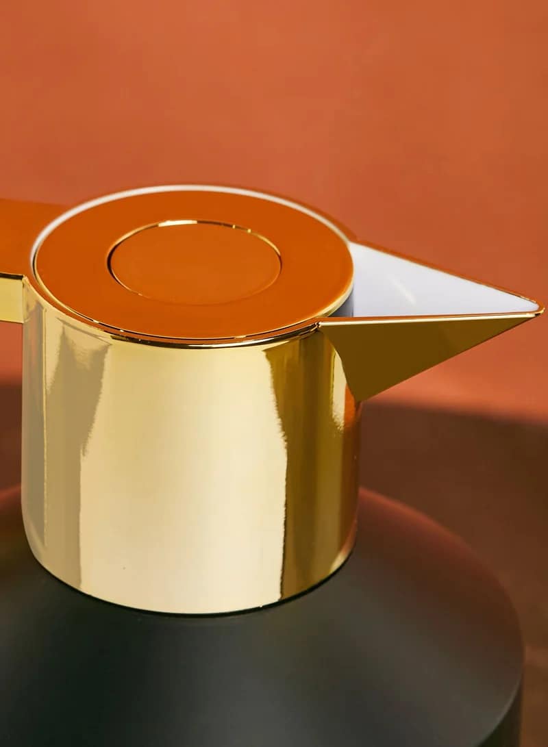 VACUUM FLASK ترمس حراري بيد خشب من - الصورة 2