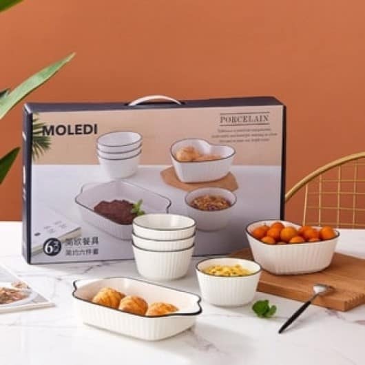 طقم فطار صيني من البورسلين - Image 5