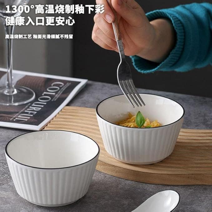 طقم فطار صيني من البورسلين - Image 2